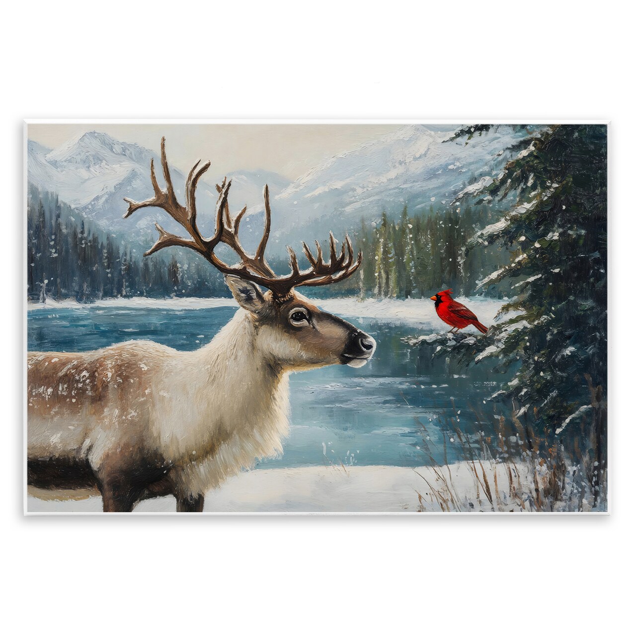 Stupell Industries Christmas Conversation In Wild Wall Plaque, design by Petal Prints Design